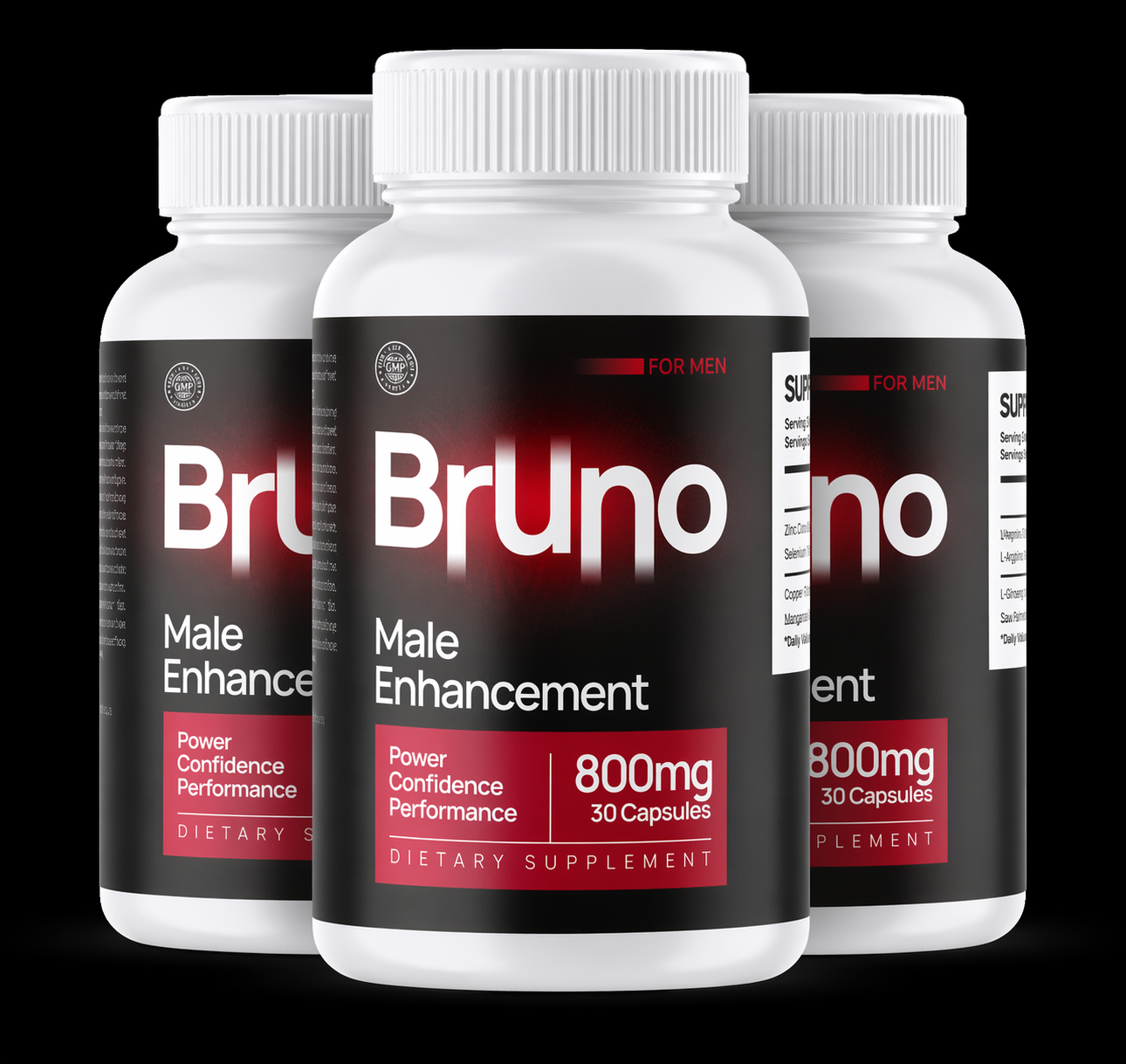 Bruno Male Enhancement — 3 Bottle Pack